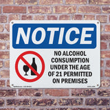 NOTICE No Alcohol Consumption