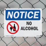 NOTICE No Alcohol