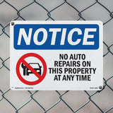 No Auto Repairs On