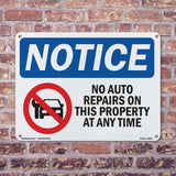 No Auto Repairs On