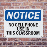 NOTICE No Cell Phone Use In This Classroom