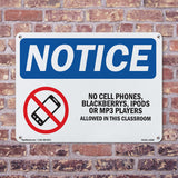 No Cell Phones, Blackberrys