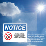 No Cell Phones, Blackberrys