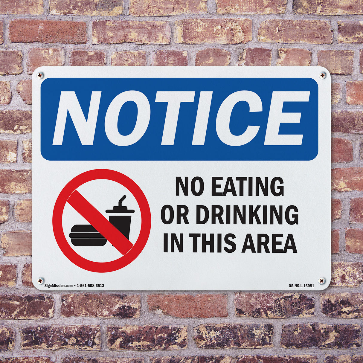 No Eating Or Drinking