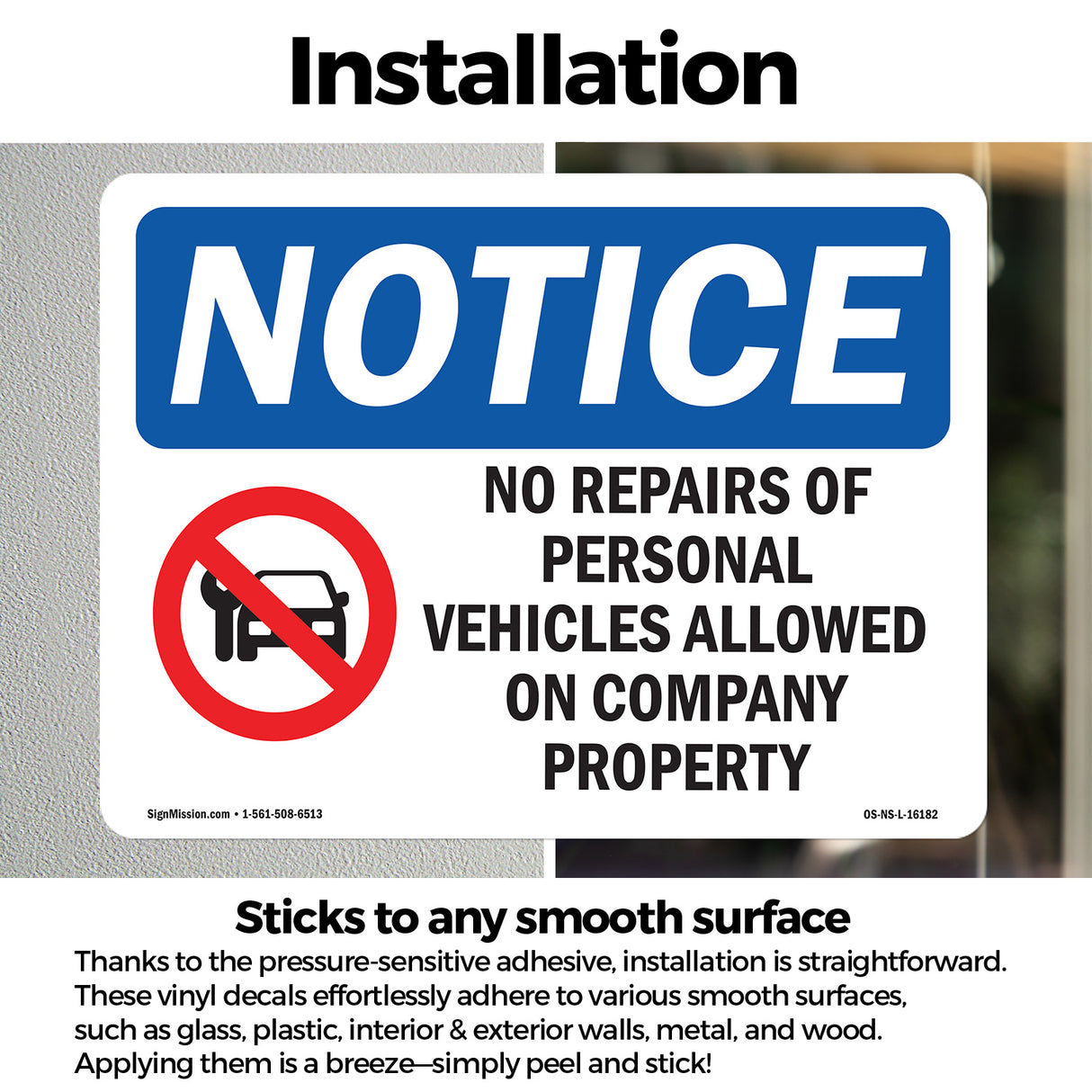 No Repairs Of Personal