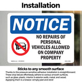 No Repairs Of Personal
