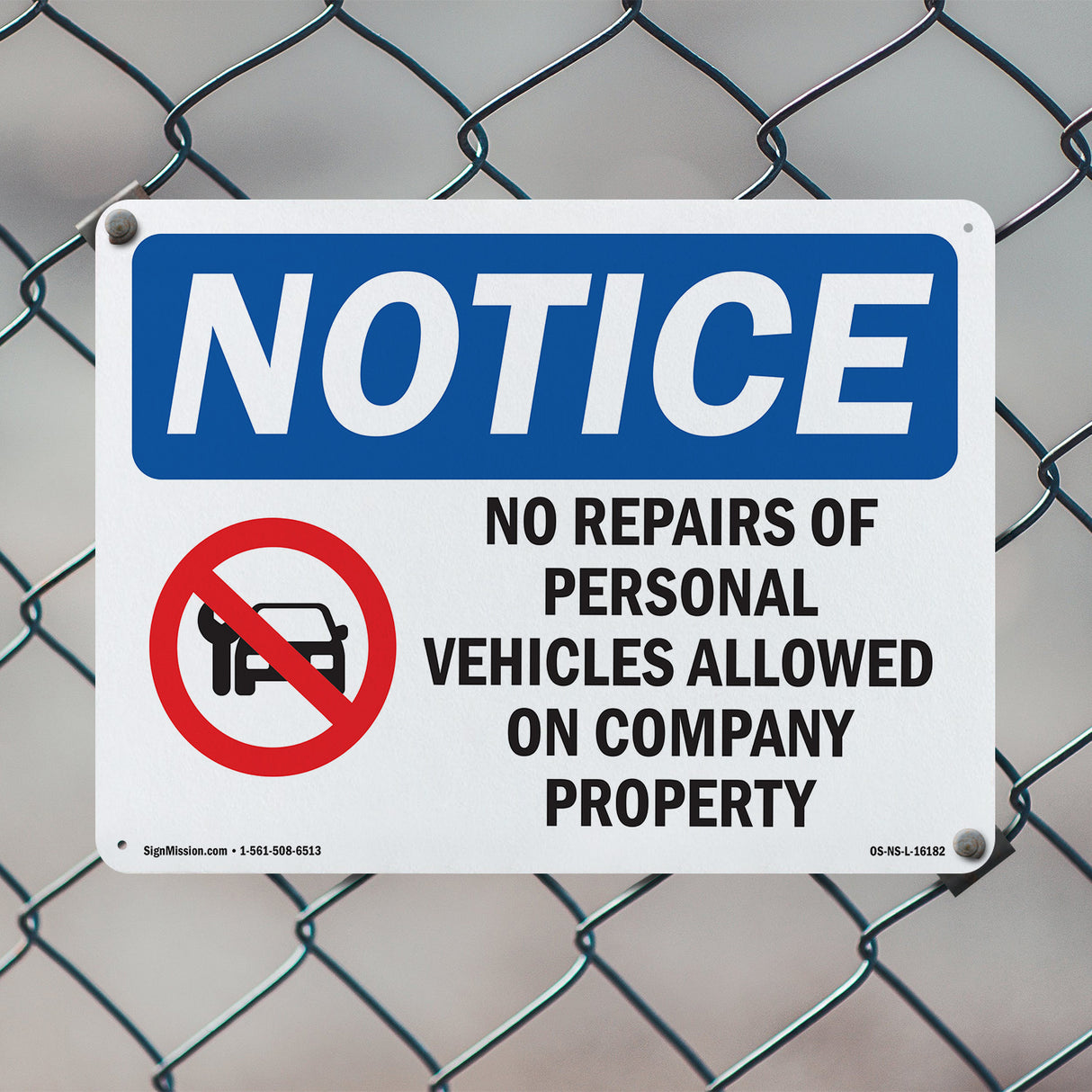 No Repairs Of Personal