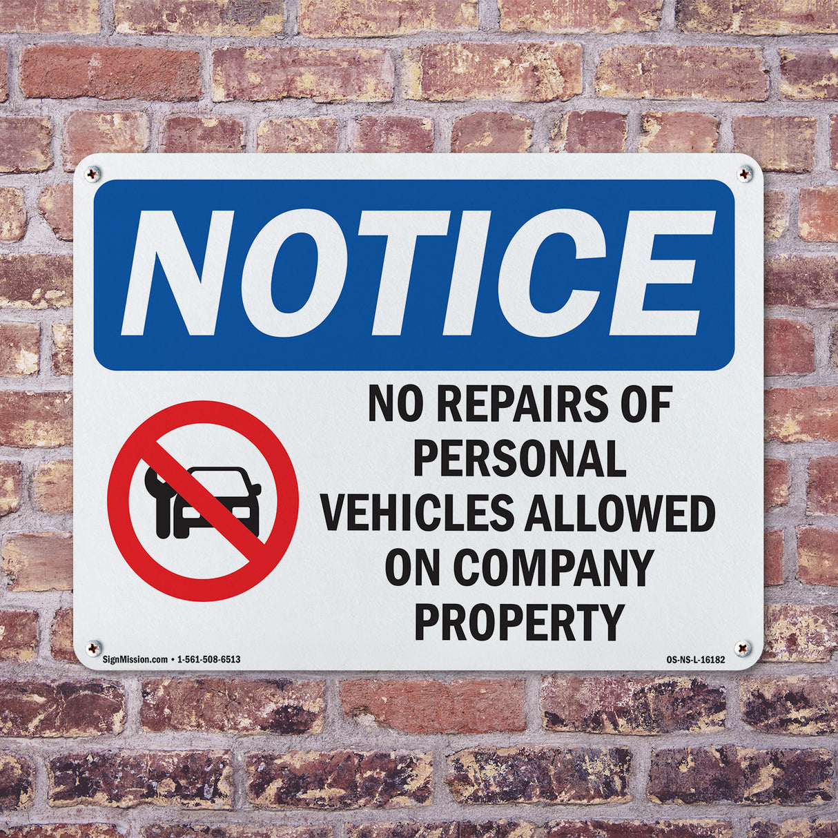 No Repairs Of Personal