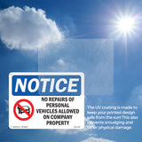 No Repairs Of Personal