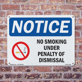 No Smoking Under Penalty