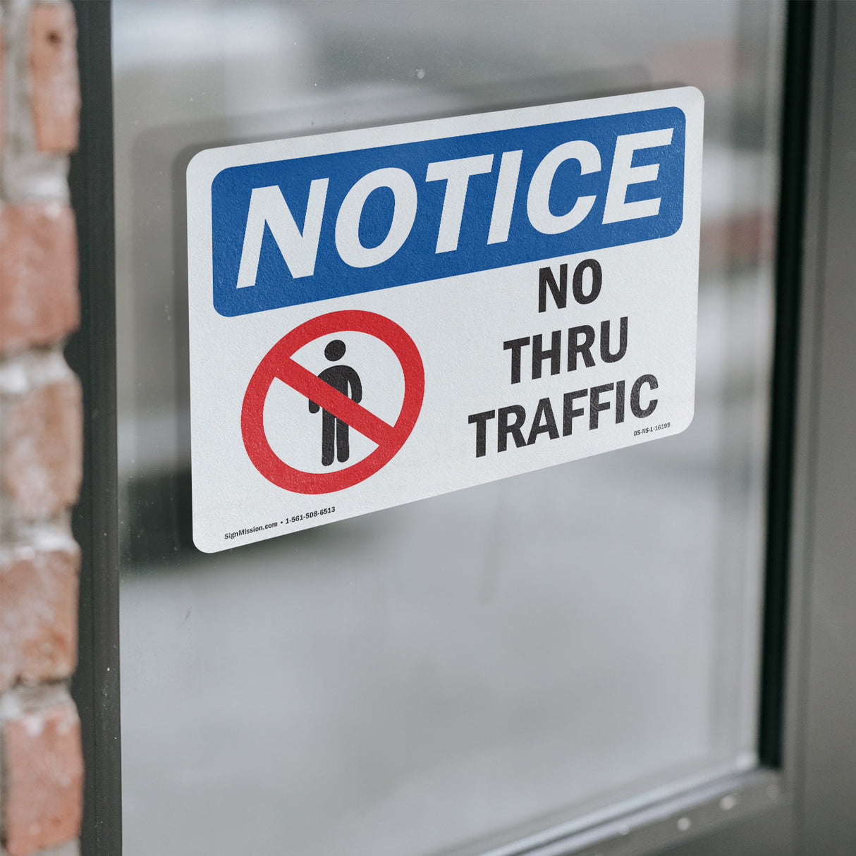 NOTICE No Thru Traffic