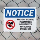 NOTICE Pacemakers Do Not Enter Microwave Oven