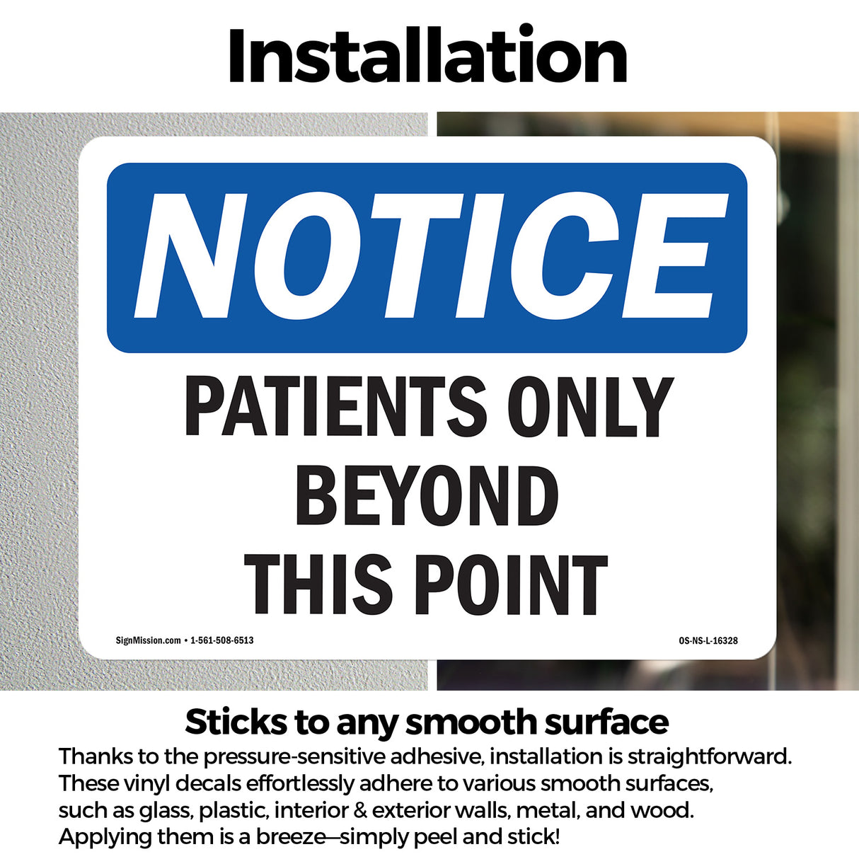 NOTICE Patients Only Beyond This Point
