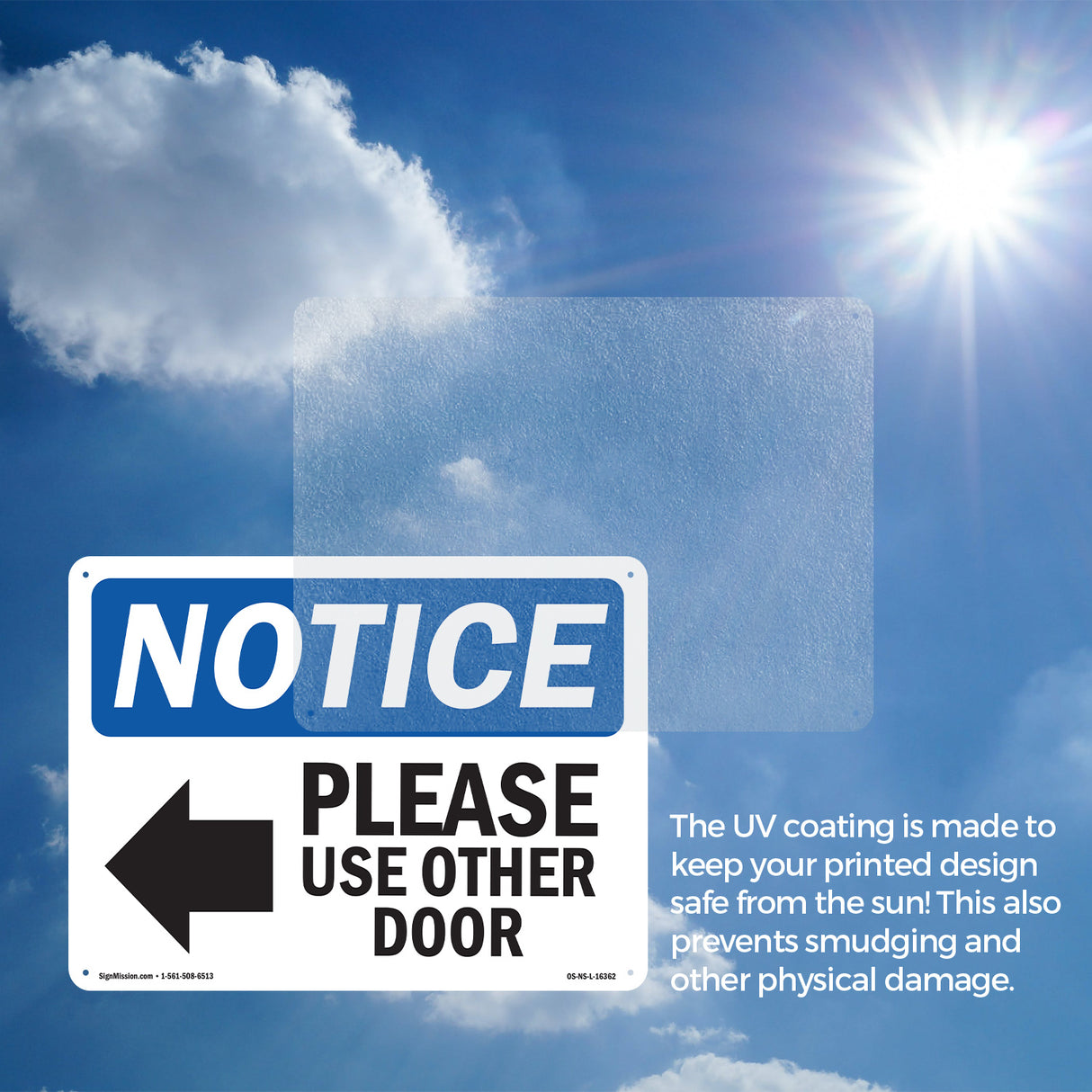 NOTICE Please Use Other Door