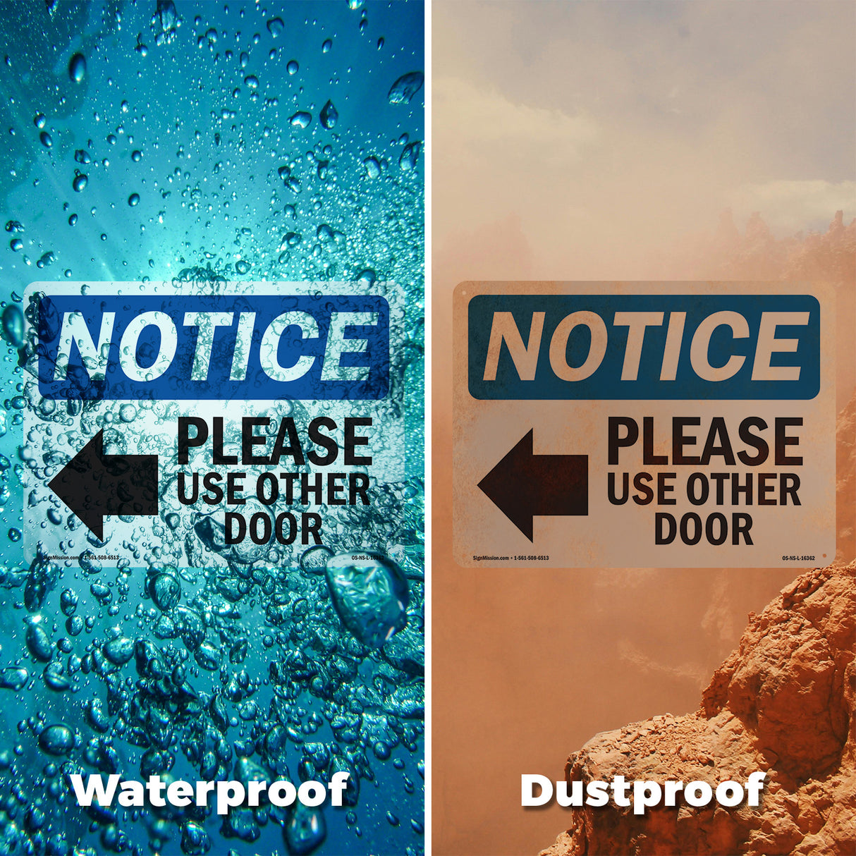 NOTICE Please Use Other Door