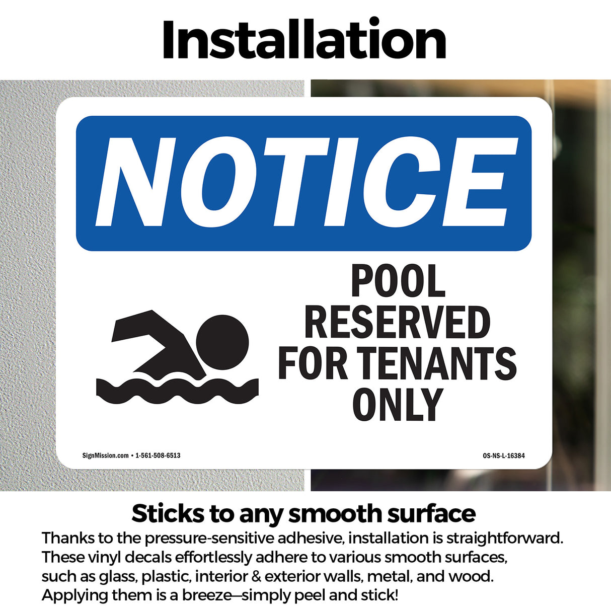 Pool Reserved For Tenants