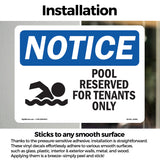 Pool Reserved For Tenants