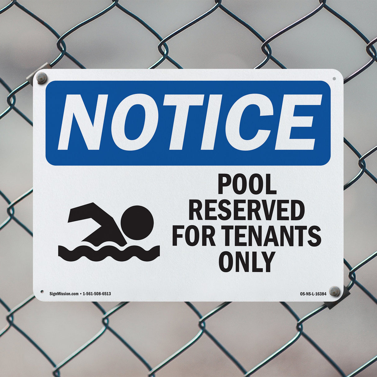 Pool Reserved For Tenants
