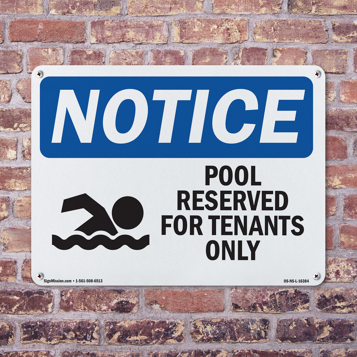Pool Reserved For Tenants