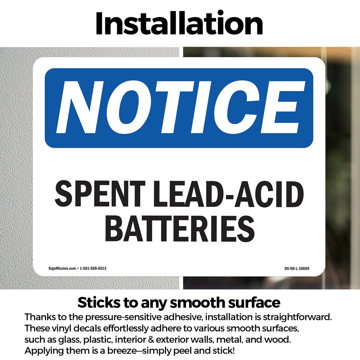 NOTICE Spent Lead-Acid Batteries