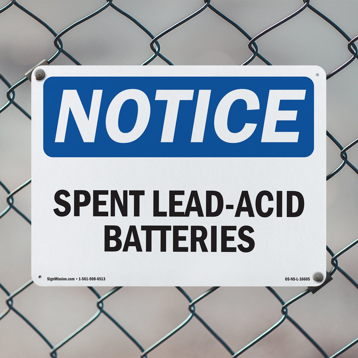 NOTICE Spent Lead-Acid Batteries