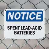 NOTICE Spent Lead-Acid Batteries