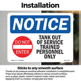 NOTICE Tank Out Of Service Trained