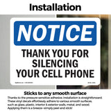 NOTICE Thank You For Silencing Cell Phone