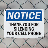 NOTICE Thank You For Silencing Cell Phone