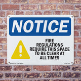 Fire Regulations Require