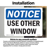 NOTICE Use Other Window