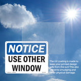 NOTICE Use Other Window