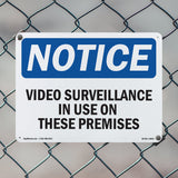 NOTICE Video Surveillance In Use On These Premises