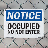 Occupied Do Not Enter