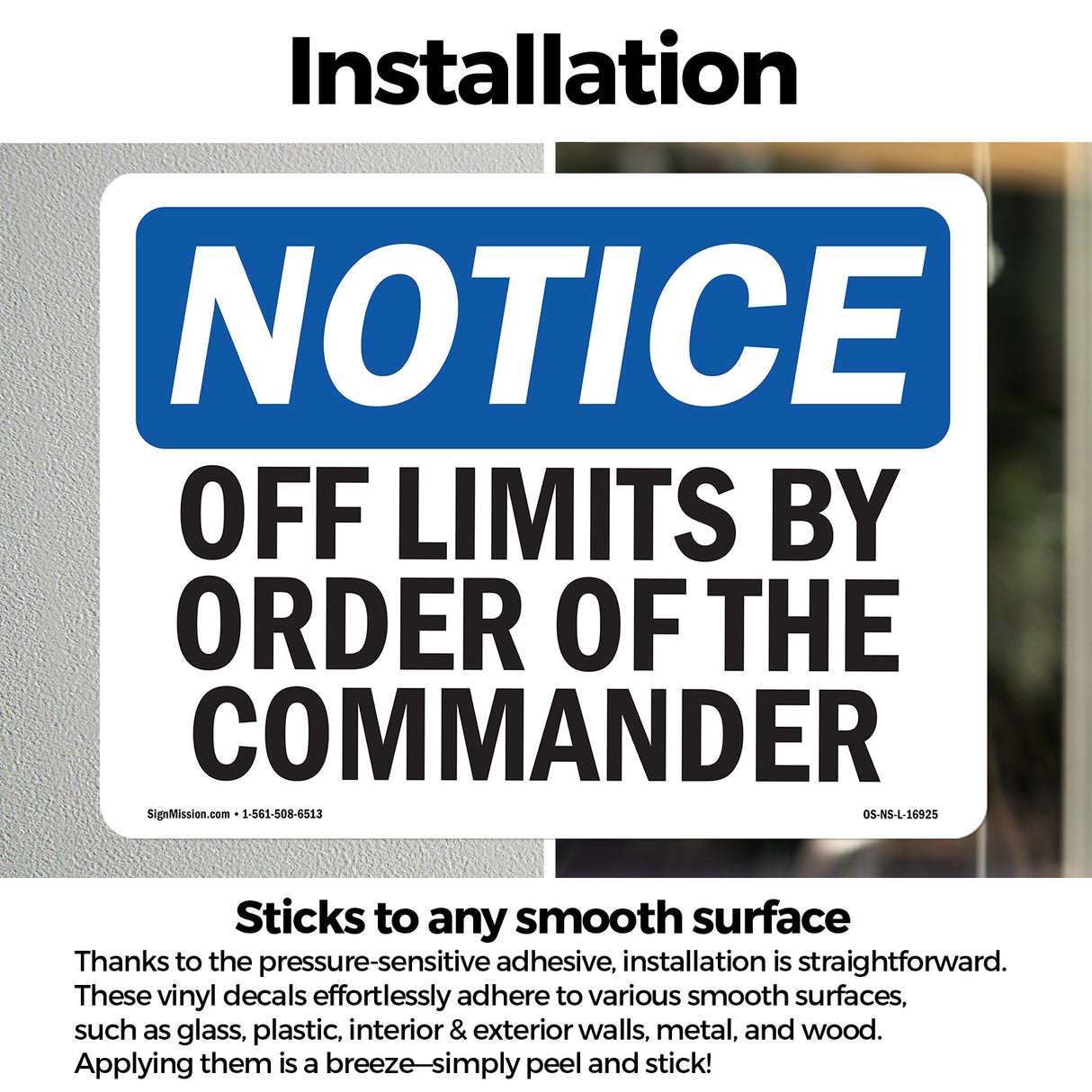 Off Limits By Order Of The Commander