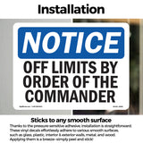Off Limits By Order Of The Commander