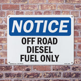 Off Road Diesel Fuel Only