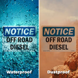 Off Road Diesel Sign