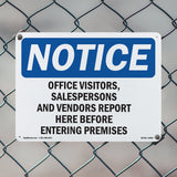 Office Visitors, Salespersons And Vendors