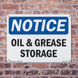 Oil And Grease Storage