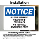 Oil-Slip Resistant Crew Guard Overshoes