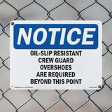 Oil-Slip Resistant Crew Guard Overshoes