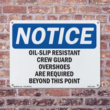 Oil-Slip Resistant Crew Guard Overshoes