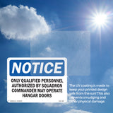 Only Qualified Personnel Authorized By Squadron