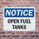 Open Fuel Tanks
