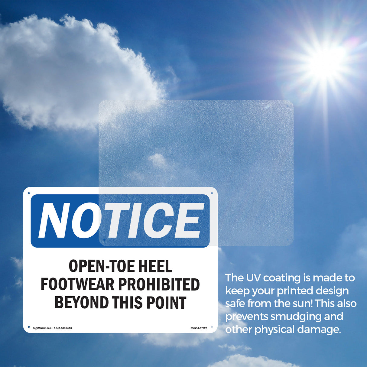 Open-Toe Heel Footwear Prohibited Beyond
