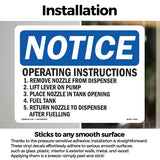 Operating Instructions 1. Remove Nozzle