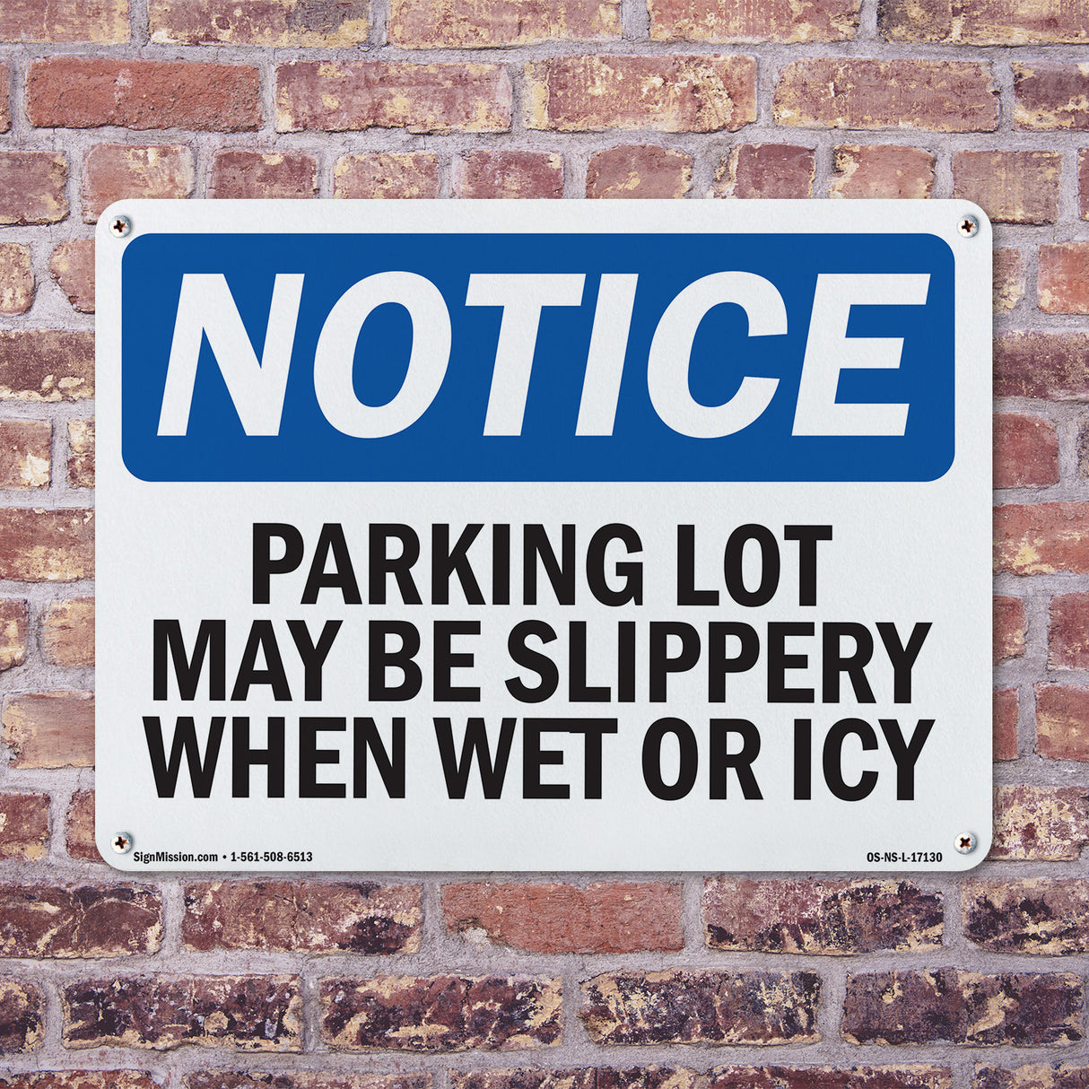 Parking Lot May Be Slippery When