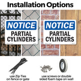Partial Cylinders