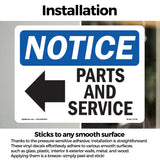 Parts And Service [Left Arrow]
